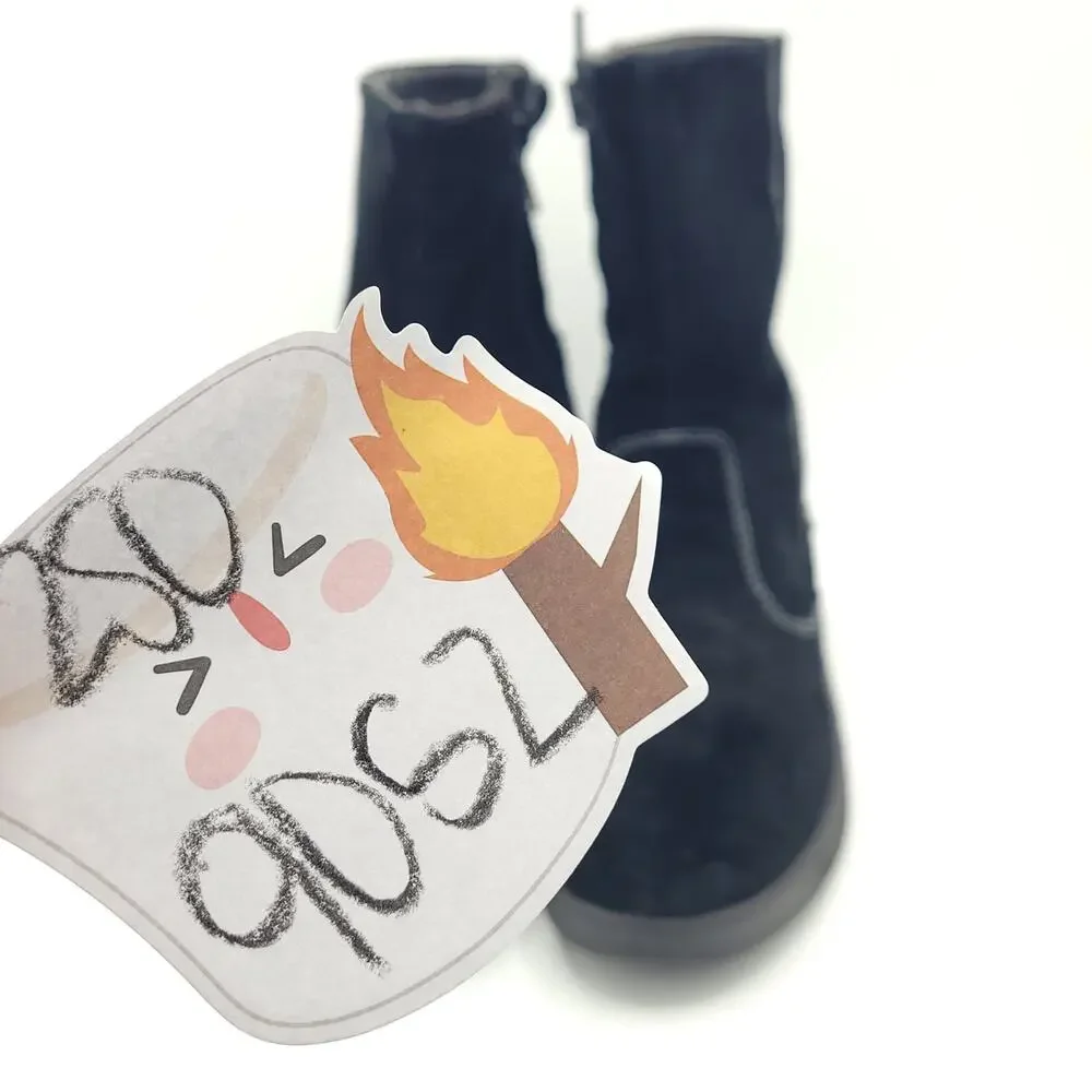 Prigimi black girls boots size 1